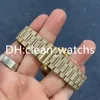 Moissanite Mosang Stone Diamond Watches Dostosowanie może przejść test męskiego automatycznego ruchu mechanicznego Wodoodporne zegarek nr 10