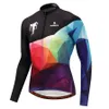 2024 Pro Mens Rider Black Winter Cycling Jersey Ensemble de vélo de montagne à manches longues Vêtements de vélo de montagne respirant