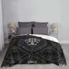 Blankets Kabbalah The Tree Of Life Sacred Geometry Ornament Carpet Bed Blanket Covers Luxury Flannel