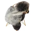 毛布CX-D-151C巻き毛の毛皮の濃い暖かい羊皮のカーペットリビングルームのための本物の羊の毛皮投げ毛布
