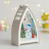 Décoration de fête Fournitures de Noël Led Bougies Suspendues Ornements de Fenêtre Rétro Portables pour Enfants