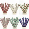 100Pcs Christmas Paper Straws Gold Straws Xmas Decoration Party Straws for Drinks Baby Shower Halloween Wedding Birthday FY5587 924677250