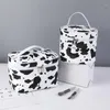 Cosmetic Bags Cow Pattern Waterproof Tote Bag Portable Skin Care Product Wash Creative Travel Storage