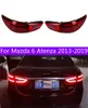 مصابيح إشارة LED الخلفية لـ Mazda 6 Mazda6 Atenza 2013-2018 Laillights Drl Running Light Fog Brake Angel Lamp