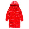 Winter Heren Down Jassen Womens Glossy Puffer Jassen Dikke Warme Parka Jas Mode Mannen Lange Donsjack Klassieke Bovenkleding 22FW Maat 12345