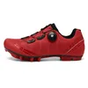 Sapatos de segurança MTB Men Cycling Sneaker com Cleats Women Sports Speed ​​Road Biciclo