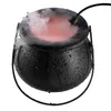 Juldekorationer Halloween Mist Witch Pot Cauldron Fog Maker Water Fountain Machine Colorful Changing Light Party Decoration 220922