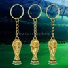 Coppatura della Coppa del Mondo di calcio da collezione 2022 Coppa del mondo Coppa di Hercules Coppe Match Ball Torwychains Fan Souvenir Regalo Dambola ciondolo
