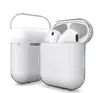 För AirPods Pro 2 Air Pods 3 Earphones Airpod Bluetooth hörlurstillbehör Solid Silikon Söt skyddande täckning Apple Trådlös laddning Box Stuffsäker