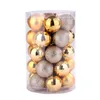 Christmas Decorations ball 34 sets of 6cm tree pendant holiday indoor season decoration electroplating anti-shattering Y2209