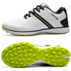 Vestido sapatos impermeáveis ​​homens de golfe profissional calçado de golfe de golfe de golfe ao ar livre tênis esportivos de tênis atléticos 220922