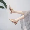 Slippers Stripper Luxury Designer Shoes Heel Wedge Sandals For Ladies High Heels Fashion Beach Flip Flop Chinelos Women Sandal