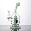 9 pouces uniques Bongs narguilés champignon boule style huile Dab plate-forme conduites d'eau en verre 14mm femelle avec bol narguilé pomme de douche Perc percolateur Dab Rigs