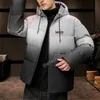 Mens Jackets Fashion Parkas Down Coatjacket Casual Wind Breaker Warm Top Zipper Dikke Outderwear Coat M-5XL