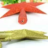 Kerstdecoraties 15/20 cm Glitter Stars Tree Topper Decoratie Vijfpuntige ster Xmas Ornamenten voor Jaar Navidad Party Supplies