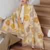 Scarves Luxury Cashmere Scarf Winter Women Pashmina Shawls Warm Blanket Wraps Female Foulard Bandana Brand Thick Print 220922