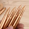 Rocket Shape Bullet Ballpond Pen Roller Ball Canelas Kids Office School Student Gift Favor Favory Gold Dh8747