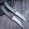 Knife 440C Blade Carbon Carbon Confale Tactical Pocket Knives Survival EDC أدوات 0450CF 0450 أداة التجميع