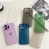 0,3 mm matte PP-Telefonhüllen, ultradünn, schlank, mattiert, vollständig abgedeckt, flexible Abdeckung, Kameraschutz für iPhone 14 13 12 Mini 11 Pro MAX X XS XR 8 7 Plus