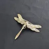 Broches Luxe Crystal Pearl Dragonfly For Women Fashion Costume Suit sjaal decoratie Pin 2022 Insectenbroche pins sieraden