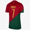 Coupe du monde 2022 Jersey de football Portugais Bruno Fernandes Diogo J. Portuguesa Retro 2022 Joao Felix 2022-23 Shirt Bernardo Portugieser