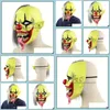 Halloween Toys Halloween speelgoed Horror Green Face Clown Mask Kerstmis Buitenlandse handel Amazon Latex Hoofddeksel Groothandel Dr Kidssunglass2020 DHFVM