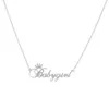 Pendant Necklaces European And American Stainless Steel Baby Girl English Letter Necklace