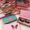 False Eyelashes Wholesale Package Makeup Eyelash Packaging Box Custom Logo Lash Boxes Mink Lashes Case Bulk Vendors