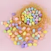 Other Festive Party Supplies 50pcs lot Easter Eggs Mini Foam Colorful Bird DIY Craft Kids Gift Favor Home Decoration Decor 220922