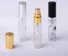 Vente en gros de 10 ml d'échantillons portables de parfum en verre imprimé de flacon pulvérisateur imprimé