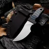 M Dog Little Rhino Straight Fixed Blade Knife ATS-34 BLADE 60-62HRC G10 Handtag Taktisk självförsvarsficka Jakt EDC Survival Tool Knives A4142