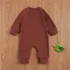 Pagliaccetti 2021 Vestiti del neonato Arcobaleno Ohals Tuta a maniche lunghe One Piece Outfit Autunno J220922