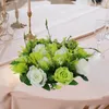 Decorative Flowers Bunch Of 14 Artificial Roses Table Decor DIY Bouquet For Office Wedding Party Festival