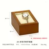 Watch Boxes 1/2 Slots Case Holder Solid Wood Organizer Box Jewelry Bracelet Display Gift For Women Men