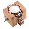 Kits de réparation de montres montres en bois support de boîtier arrière ouvreur pince d'entretien pour horloger Amateurs réparateurs bracelet de fabrication de bijoux
