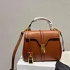 Schoudertas Designer Messenger Crossbody Tassen Vrouwen Leer Handtas Fashion Classic Lock Buckle portemonnees Soft Elegant Travel 220921