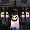 Party Supplies Halloween LED -lampor Wizard Hat Hanging Lights Ghost Face String Festival Horror Atmosphere Room Decoration LK284