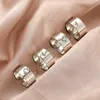 Cool Hiphop chaîne anneau multicouche réglable ouvert bagues ensemble alliage homme anneaux pour femmes fête cadeau bijoux