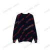 Xinxinbuy Männer Designer Hoodie Sweatshirts Paris Jacquard Buchstabe Palme Baumwolle Casual Women Red Black White XS-L