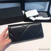 Hot sold top quality genuinel leather luxurys Designers women wallets 7color Classic womens shoulder bag wallet with box mens purses credit card holder passport