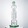 Matrix Hookahs 12.6 Inch Heady Glass Bong Recycler Rig Thick Glass 14mm Female Joint With Bowl Oil Dab Rigs Sidecar Water Pipes