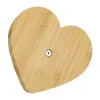 Accessoires de cigaretee en forme de coeur en bois