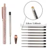 Stylos à bille Sparkly Fancy pour femmes Nice Glitter mignon avec recharges de remplacement Encre noire Point moyen 1Mm Office Girls Packing2010 Am4Ex