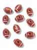 50 pz/lotto 18x12mm Rugby Football Acrilico Perline Sport Palla Branello Del Distanziatore 3.5mm foro Adatto Per Il Braccialetto Della Collana fai da te Creazione di Gioielli