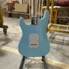 Factory direct blauwe versie stratcast elektrische gitaar 21 frets palissander toets