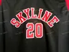 SJ Skyline Gary 20 Payton High School Jersey Men Black For Sport Fans Payton Basketball Jerseys Breattable Uniform Factory Right Wholesales
