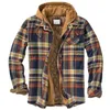 Mens Down Parkas Winter Jacket Men thicken Windproof warm coat man Fashion Hip hop Hooded Plaid jackets men clothing 220923