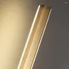 ウォールランプロングストリップライン銅製スコンセリビングルームデコレーションビンテージノルディックLED照明背景モダンベッドルームベッドサイドランプ