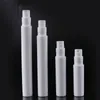 Flacone spray in plastica bianca a forma di penna 2ml 3ml 4ml 5ml Mini flacone di profumo tascabile per campione