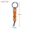 Chaves -de -madeira Pingente esportivo Basquete de basquete Baseball Tassel Kicchains de madeira Chain Keyring Keyring RRB15691